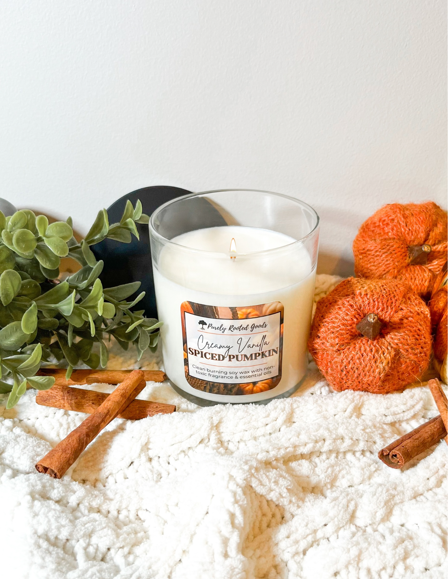 Creamy Vanilla Spiced Pumpkin 9oz Candle