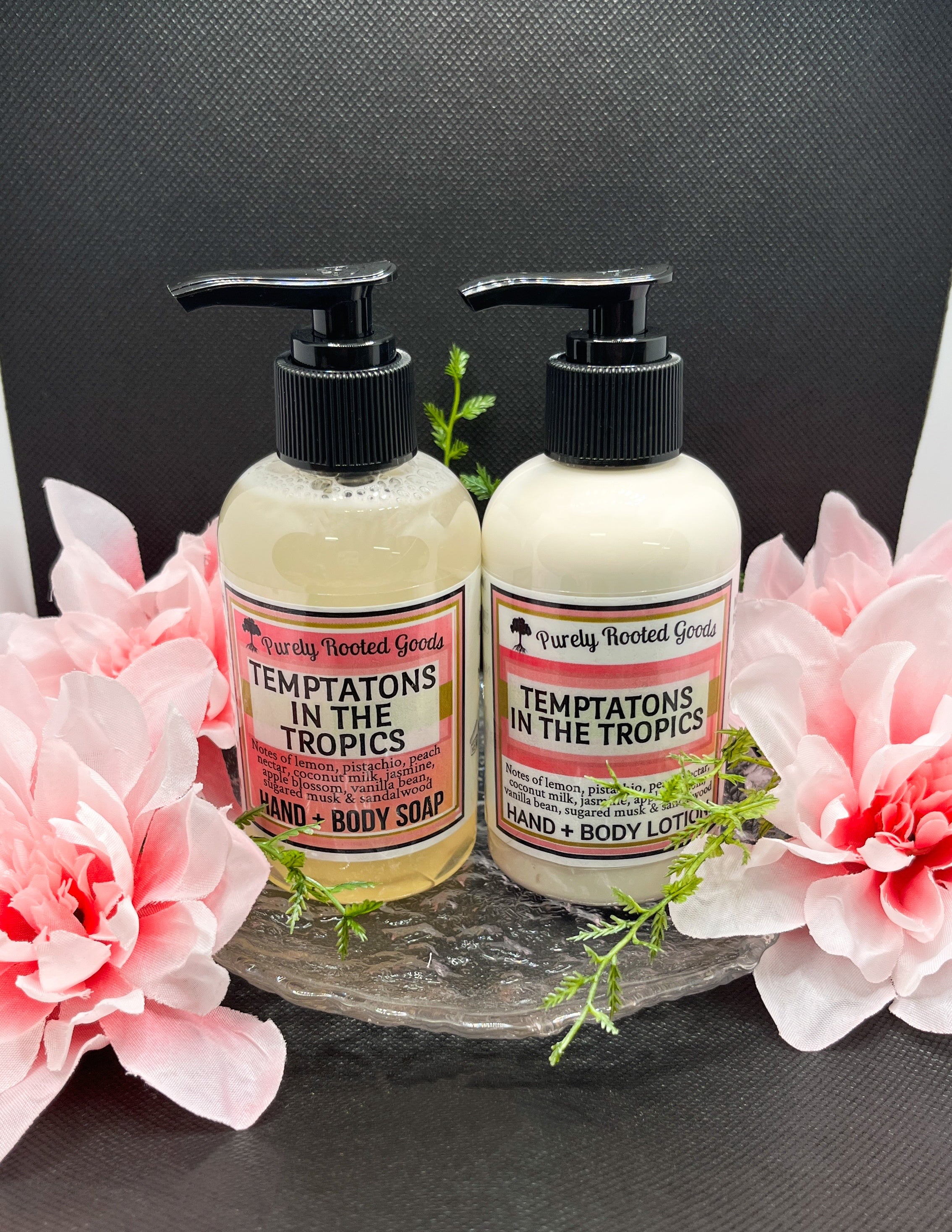 Temptations In The Tropics Soap & Lotion Set