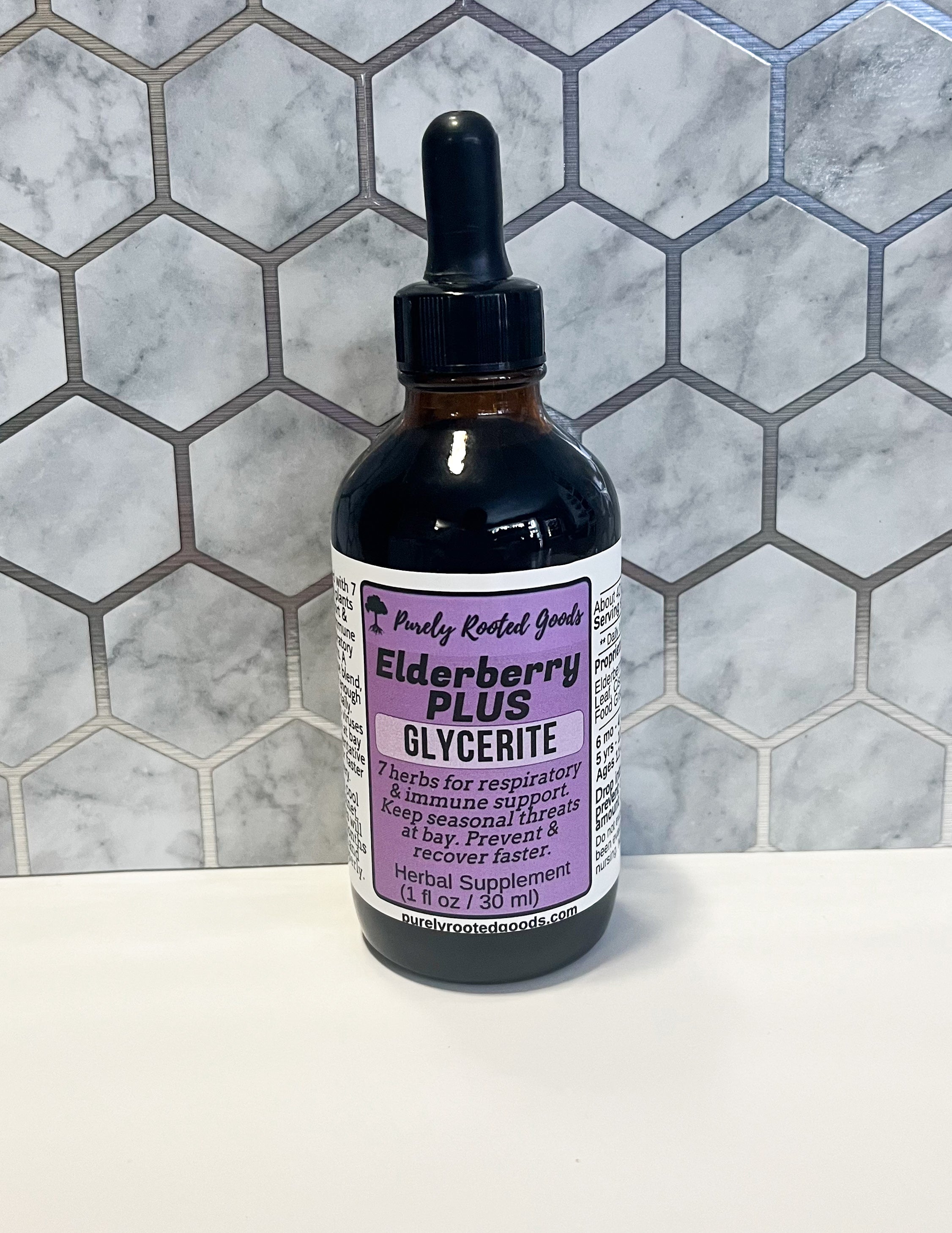 Elderberry Plus Glycerite ~ 4oz